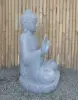  Product image 5 of the product “Seated Buddha made of Riverstone in Abhaya Position - gesture of fearlessness, H. 83cm. ”
